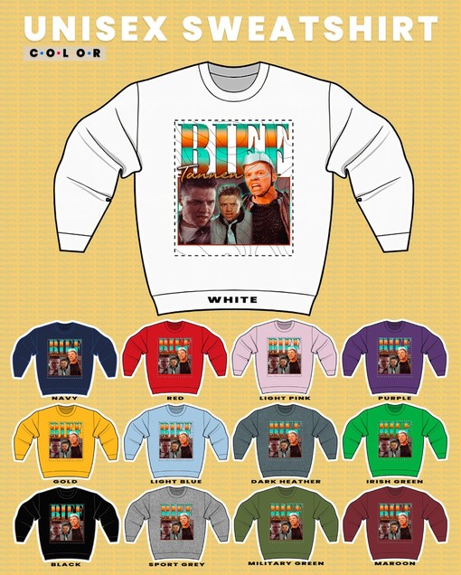 Back to Future Biff Tannen Sweatshirt, Thomas F. Wilson Homage Tee, Vintage Movie Shirts for Men - Image 3