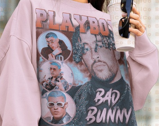 Bad Bunny Benito Antonio Sweater, BAD BUNNY YHLQMDLG Sweatshirt, Hip-hop T-shirt, Ocasio Vintage Tee - Image 4