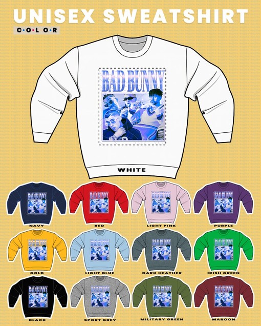 Bad Bunny Benito Antonio Sweater, BAD BUNNY YHLQMDLG Sweatshirt, Rap T-shirt, Ocasio Vintage Shirt - Image 3