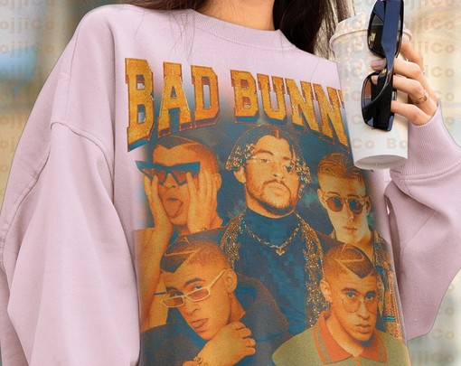 Bad Bunny Benito Antonio Sweater, BAD BUNNY YHLQMDLG Sweatshirt, Rap T-shirt, Ocasio Vintage Tee - Image 4