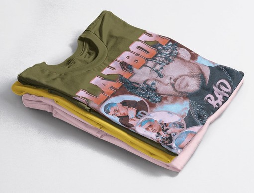 Bad Bunny Tribute Rap Shirt - YHLQMDLG Vintage Movie Shirts for Men - Image 4