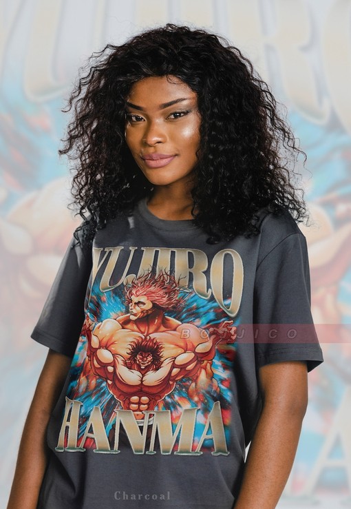 Baki Hanma Boxing Tee, Yujiro Hanma Anime T-Shirt for Men, Grappler Baki Manga Shirt, Jack Hanma Movie Shirts