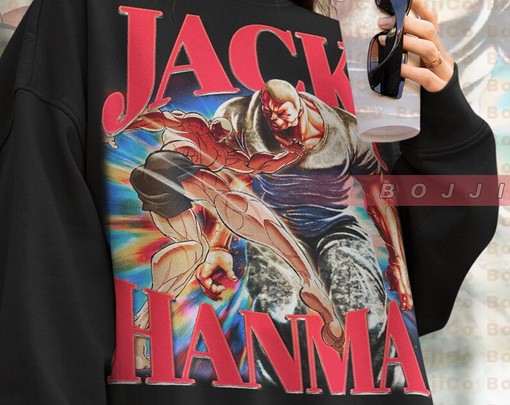 Baki Hanma Retro 90s Tee - Classic Movie T-Shirts for Anime and Manga Fans - Image 4