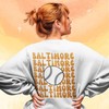 Baltimore Baseball Crewneck, Women Orioles Sweatshirt, Women Baseball Game Day Shirt, Orioles Fan Shirt