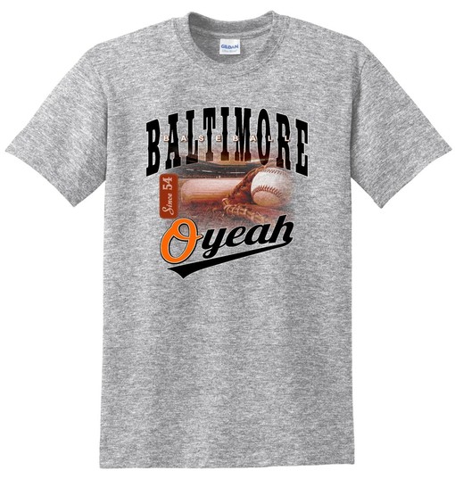 Baltimore Baseball T-Shirt with American University T Shirt