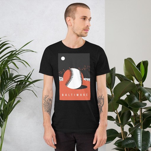 Baltimore Graphic Tee Orioles MLB Team Baseball Unisex Shirt with NCAA Shirt Kids - Image 2
