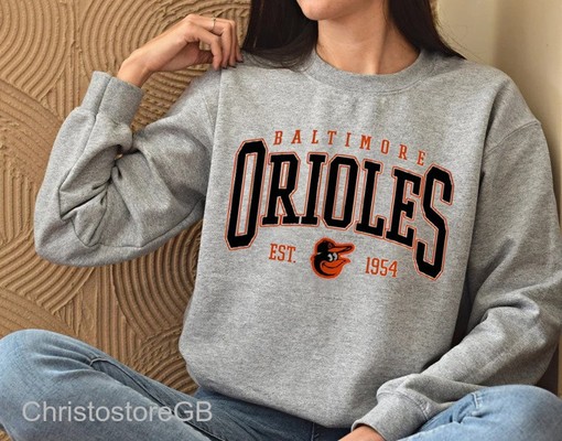 Baltimore Oriole Est 1901 Sweatshirt, Tee, Hoodie, and More for Retro Style