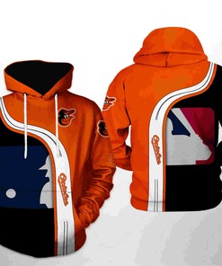 Baltimore Orioles All Over Print MLB Team 3D Hoodie Zipper - All Over Print Hoodie Printful