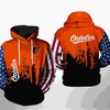 Baltimore Orioles All Over Print MLB Team US 3D Hoodie - All Over Print Zip Up Hoodie Men
