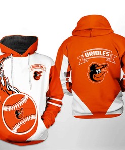 Baltimore Orioles MLB Classic All Over Print 3D Hoodie - Hoodie 3D Custom Name