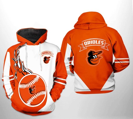 Baltimore Orioles MLB Classic All Over Print 3D Hoodie - Hoodie 3D Custom Name