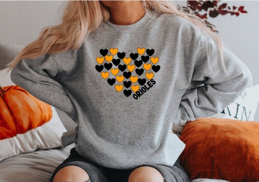 Baltimore Orioles T-Shirt & Sweatshirt - MLB Baseball with Vintage NCAA Shirts - Image 2