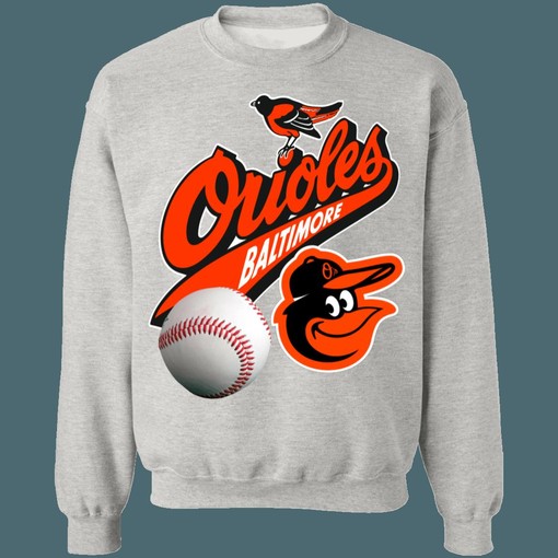Baltimore Orioles Vintage 90s MLB Crewneck Sweatshirt Hoodie for Fans - Image 3
