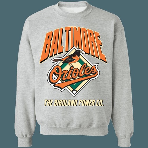 Baltimore Orioles Vintage MLB Crewneck Sweatshirt Hoodie for Baseball Fans - Image 2