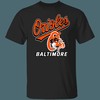 Baltimore Orioles Vintage MLB T-Shirt Sweatshirt Hoodie for Baseball Fans