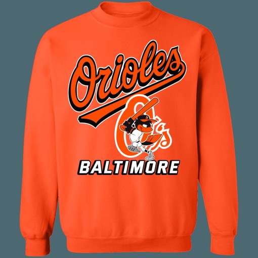 Baltimore Orioles Vintage NFLCrewneck Sweatshirt Hoodie for Old-School Fans - Image 3