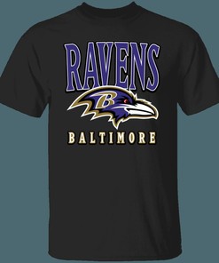 Baltimore Ravens Vintage NFL T-Shirt Sweatshirt Hoodie for Fans