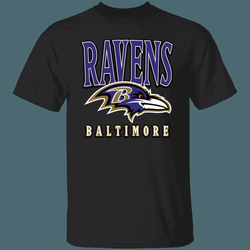 Baltimore Ravens Vintage NFL T-Shirt Sweatshirt Hoodie for Fans