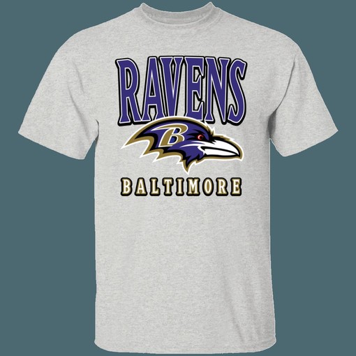Baltimore Ravens Vintage NFL T-Shirt Sweatshirt Hoodie for Fans - Image 3