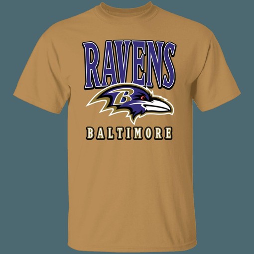 Baltimore Ravens Vintage NFL T-Shirt Sweatshirt Hoodie for Fans - Image 4