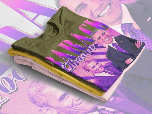 Barack Obama Retro Shirt, Homage Tee for Men, 90s Vintage Sweater, American President Film T-Shirt - Image 4