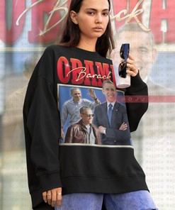 Barack Obama Shirt, 90s Vintage Sweater, Homage Tee for Men, American President Shirt Film T-Shirt