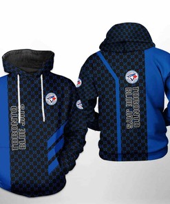 Baseball Hoodie with 3D Print and Zipper of Toronto Blue Jays - Essential for Fans