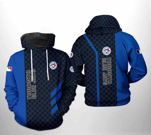 Baseball Hoodie with 3D Print and Zipper of Toronto Blue Jays - Essential for Fans
