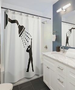 Bathroom Singer Funny Shower Curtain - Add Some Humor to Your Bath