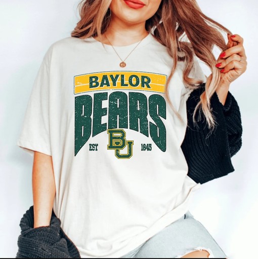 Baylor Bears EST 1845 Hoodie Sweatshirt Gift for Fans - Baylor University Shirt, NCAA Tee for Basketball Fans - Image 3