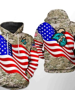 Be The Most Stylish Patriot with Coastal Carolina Chanticleers NCAA US Flag Camo Veteran 3D Hoodie