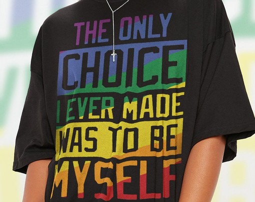 Be Yourself Shirt - Minimalist Movie Shirts for Men with PRIDE Month and QUEER AF - Image 2