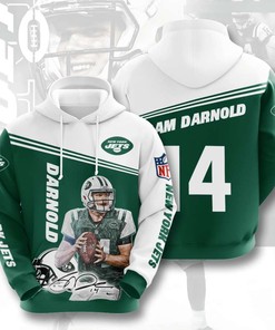 Be a Sports Fan with New York Jets All-Over Print Hoodie 3D