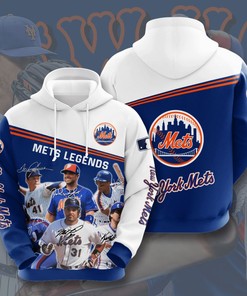 Be a True Baseball Fan with Mets All-Over Print 3D Hoodie