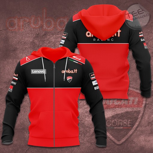 Be the MotoGP Fan with Aruba.It Racing All Over Print Zip-up Hoodie 3D
