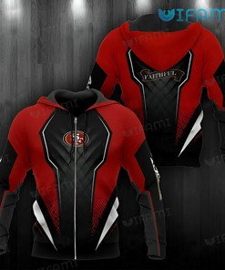 Be the Ultimate Faithful with This Armor All Over Print 3D Hoodie - San Francisco 49ers Edition