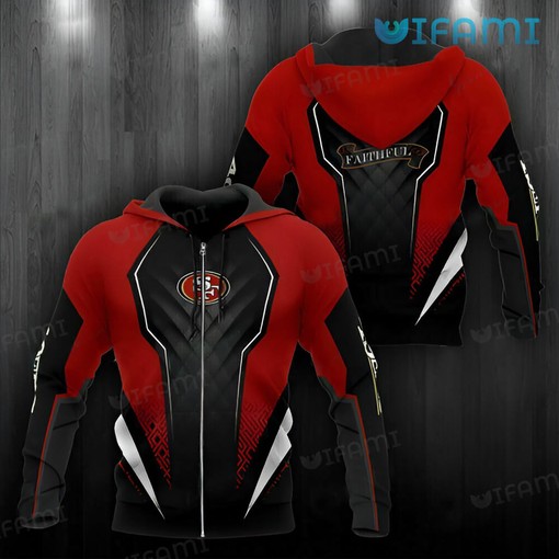 Be the Ultimate Faithful with This Armor All Over Print 3D Hoodie - San Francisco 49ers Edition