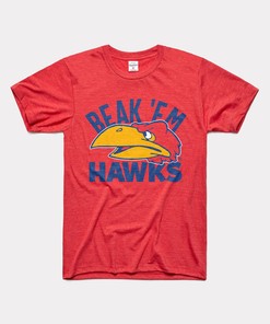 Beak 'Em Hawks Tee - NCAA Shirts for Kansas Fans