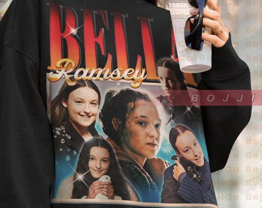 Bella Ramsey Retro Shirt, Bella Ramsey Homage Tee, Retro 90s Vintage T-Shirt, Bella Ramsey Merch Gift - Image 4