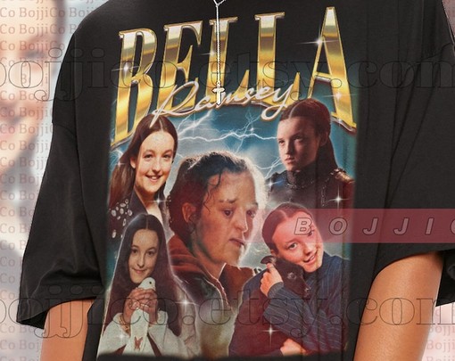 Bella Ramsey Sweatshirt, Homage T-Shirt, Retro 90s Sweater, Bella Ramsey Fans Gift, Movie Character Shirts - Image 2