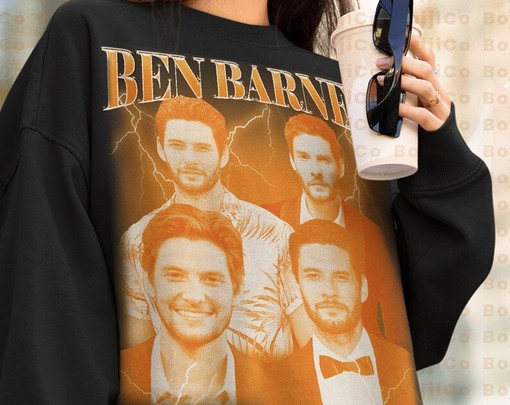 Ben Barnes Shadow and Bone Sweatshirt, En Barnes Unisex Tee with Vintage 90s Style, Shdw Bne Movie Sweater for Fans - Image 4