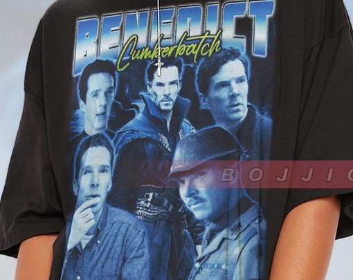 Benedict Cumberbatch Imitation Homage Vintage Movie Shirt, Strange 90s Sweater for Movie Fans, Enigma Merchandise Gift - Image 2