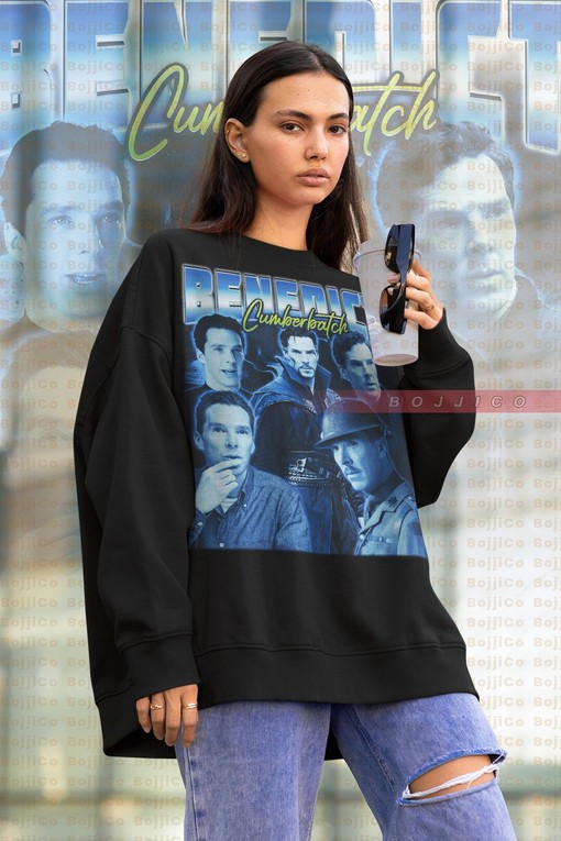 Benedict Cumberbatch Retro Sweater, Imitation Game T-Shirt, Strange 90s Homage Sweatshirt, Enigma Merchandise Gift