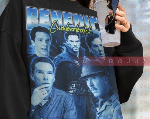 Benedict Cumberbatch Retro Sweater, Imitation Game T-Shirt, Strange 90s Homage Sweatshirt, Enigma Merchandise Gift - Image 4