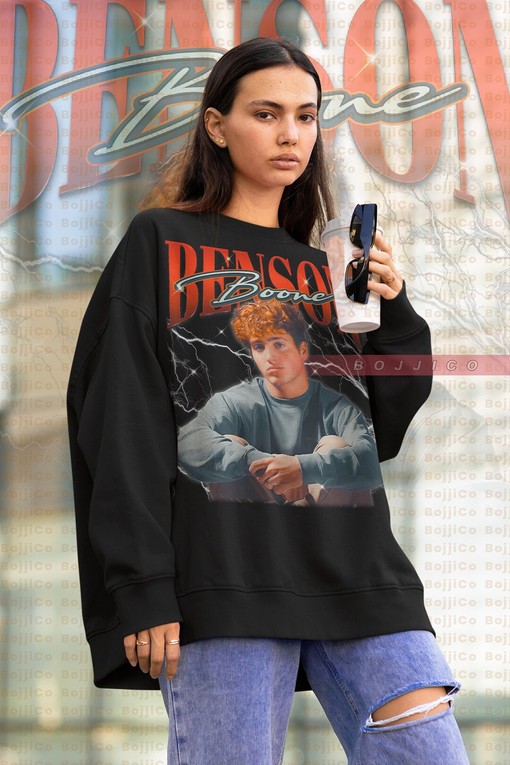 Benson Boone Fan Vintage Movie Sweatshirt, Benson Boone Homage Sweater, Retro 90s Sweater for Movie Fans, Benson Boone