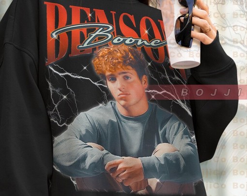 Benson Boone Fan Vintage Movie Sweatshirt, Benson Boone Homage Sweater, Retro 90s Sweater for Movie Fans, Benson Boone - Image 4