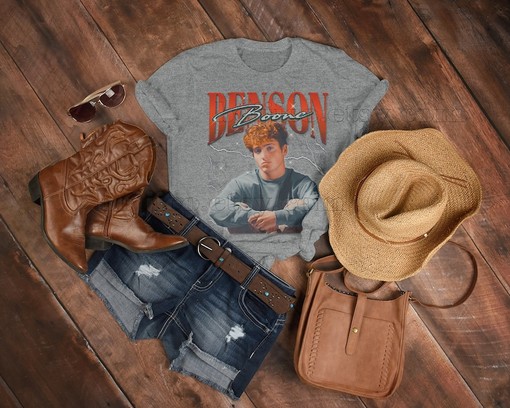 Benson Boone Homage Vintage Movie Shirt, Fan Tees, Retro 90s Sweater for Movie Fans, Benson Boone - Image 3