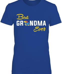 Best Freakin' Grandma Ever Kansas Jayhawks Shirt - NCAA Shirts for Women