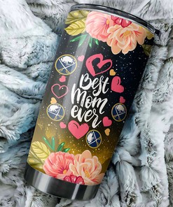 Best Mom Ever Cool Flower Buffalo Sabres NHL Tumbler