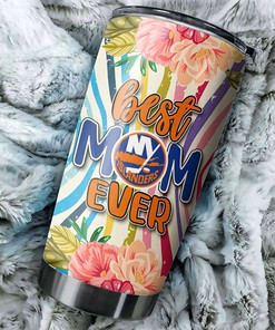 Best Mom Ever Flower Design Tumbler for Winnipeg Jets NHL Fans